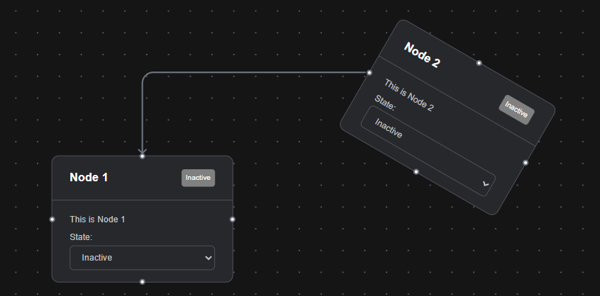 Screenshot of Custom Node example